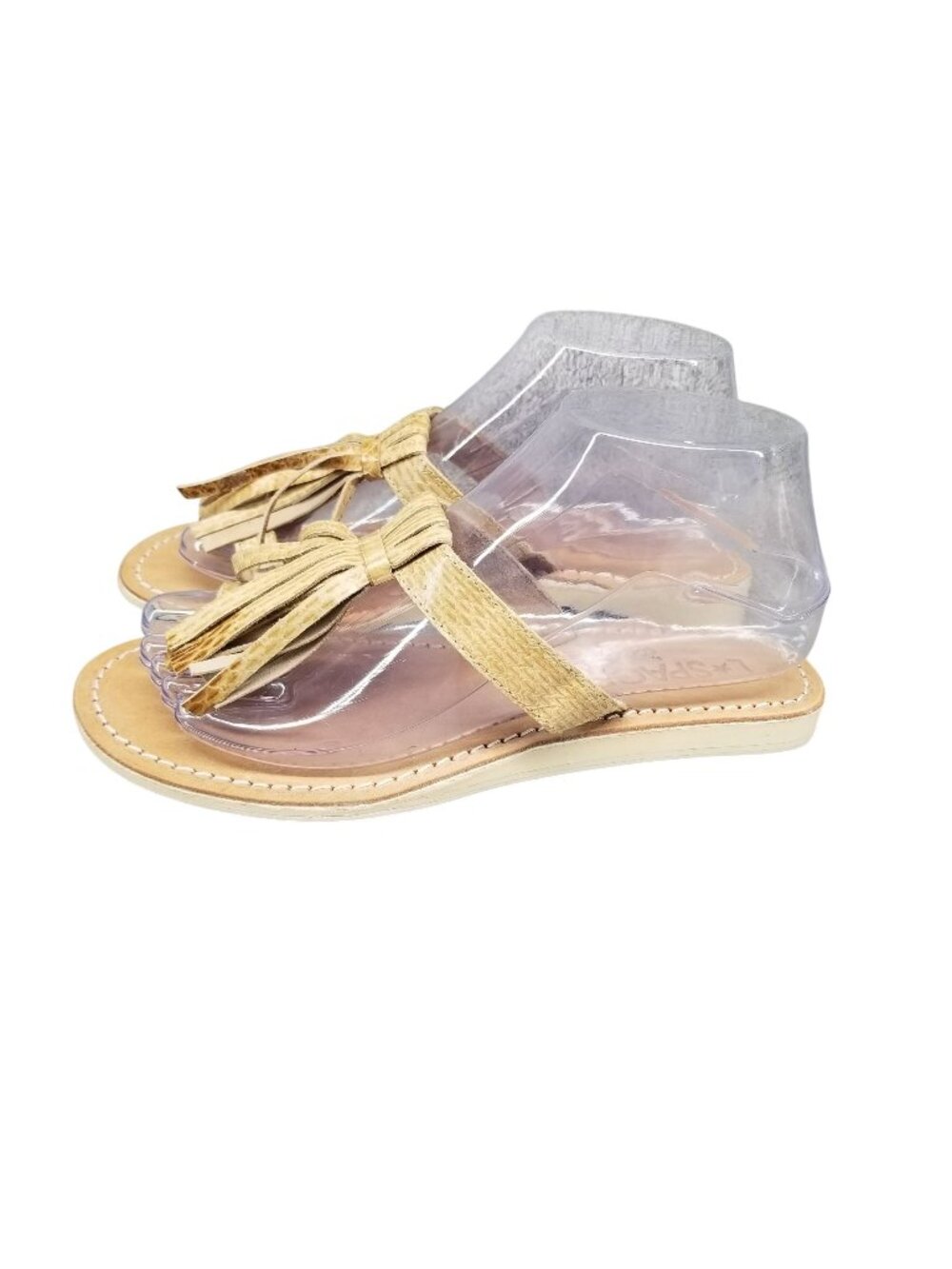 L Space by Cocobelle Shoes Womens Size 6.5 Tan Leather Sandals *NWOT*